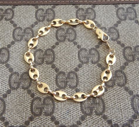 gucci gold bracelet on ebay|vintage Gucci gold bracelet.